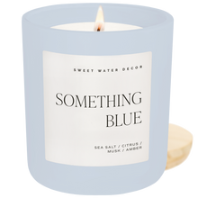 Load image into Gallery viewer, Something Blue 15 oz Soy Candle, Matte Jar
