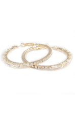 Load image into Gallery viewer, Cubic Zirconia Hoop Earrings E7310
