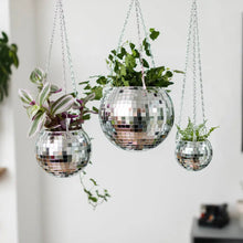 Load image into Gallery viewer, Disco Ball Hanging Planter- 3 Sizes
