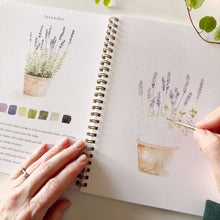 Load image into Gallery viewer, Garden watercolor workbook
