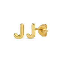 Load image into Gallery viewer, Assorted Initial Studs on Velvet
