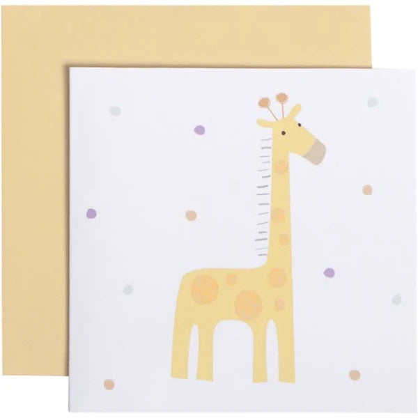 C.R Gibson Giraffe Greeting Card 2.75