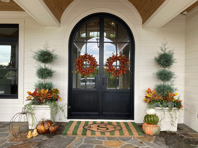 Pumpkin Porch Makeover